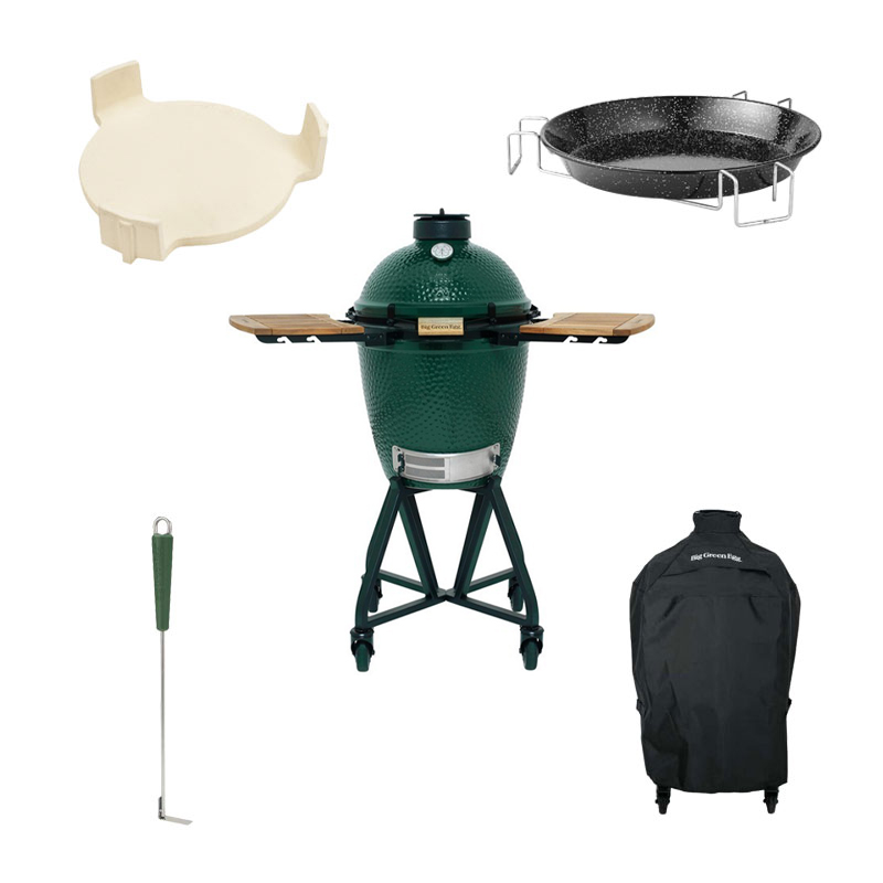 Big Green Egg Medium + Nest Handler + EGG Mates | Compleet Set