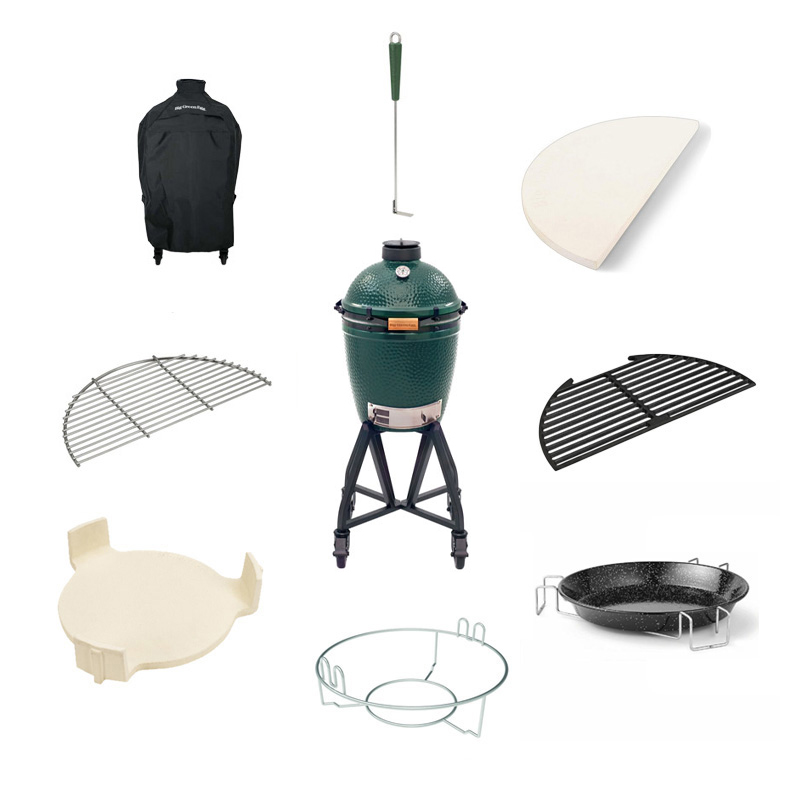 Big Green Egg Medium + Nest Handler | Deluxe Set