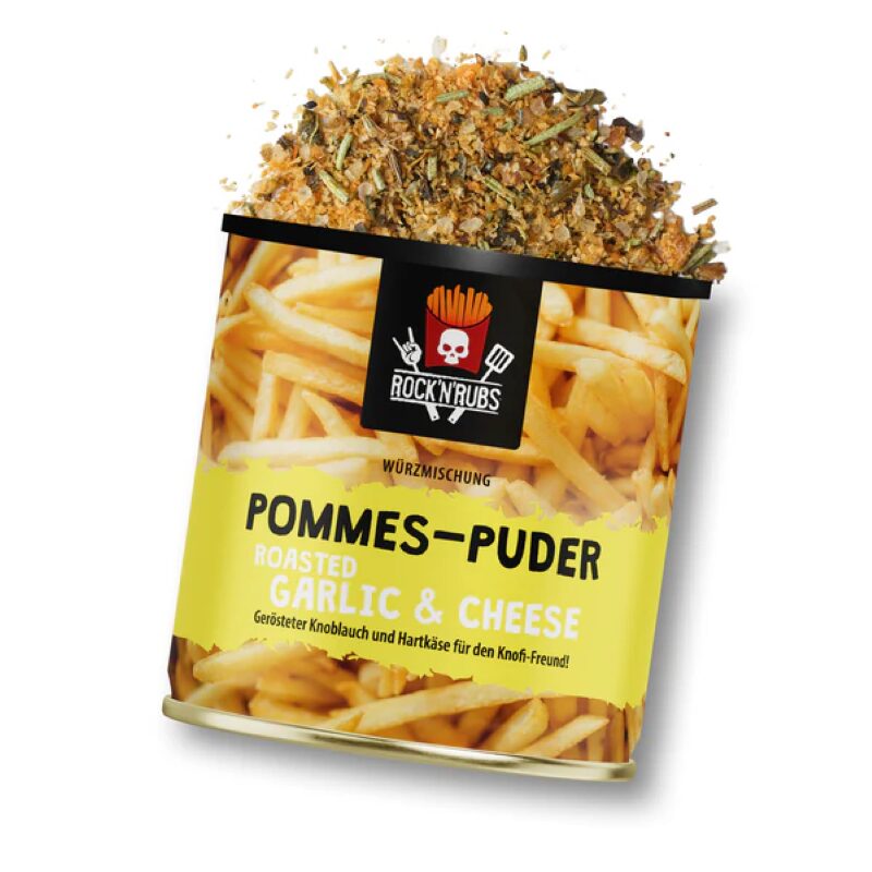 Rock’n’Rubs Loaded Fries Powder Roasted Garlic + Cheese
