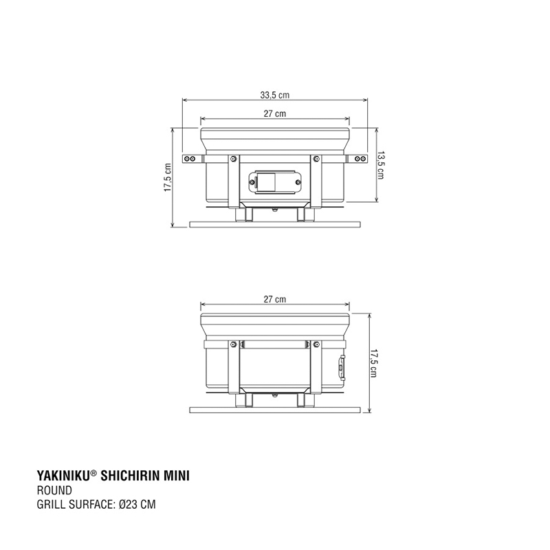 YAKINIKU Shichirin Mini Rond - Afbeelding 8