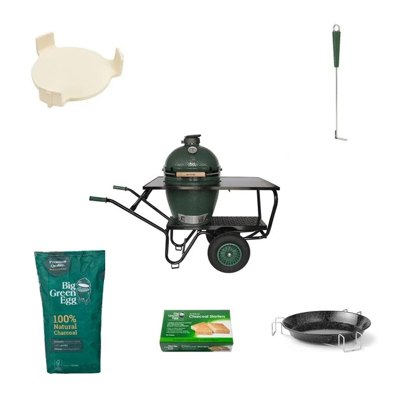 Big Green Egg Large + EGGmover Basic Set