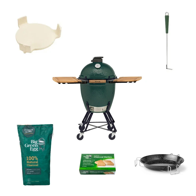 Big Green Egg Large + Nest + EGG mates Basic Set
