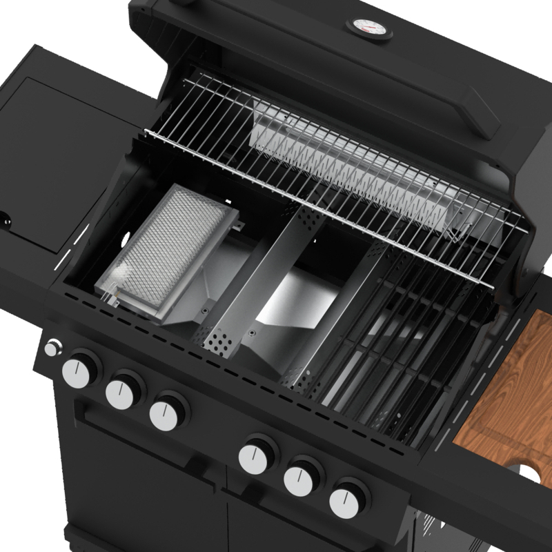 Grill Guru Gas Burner 4 Gasbarbecue