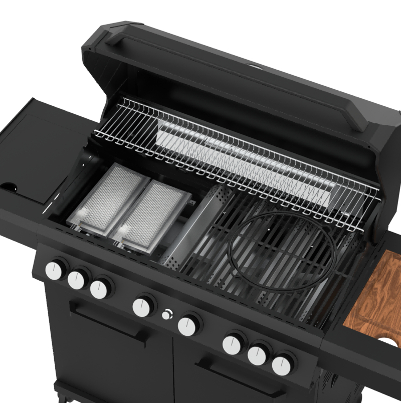 Grill Guru Gas Burner 6 Gasbarbecue