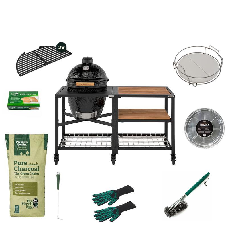 Big Green Egg The Onyx Large Outdoor Kitchen Basic Set