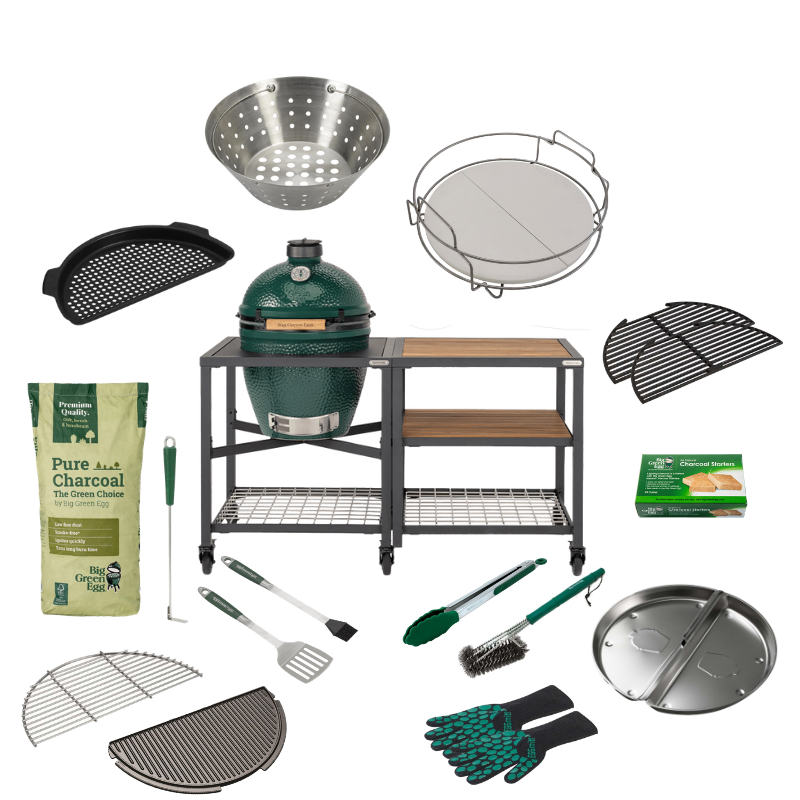 Big Green Egg Large The Original Outdoor Kitchen Deluxe Set