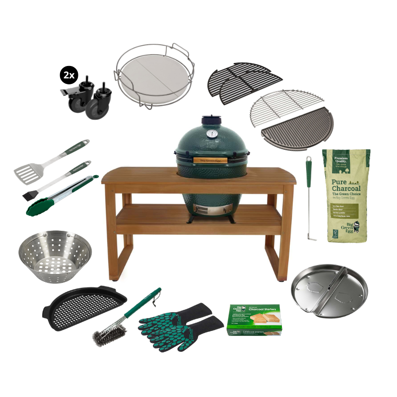 Big Green Egg Large The Original Tafel Deluxe Set
